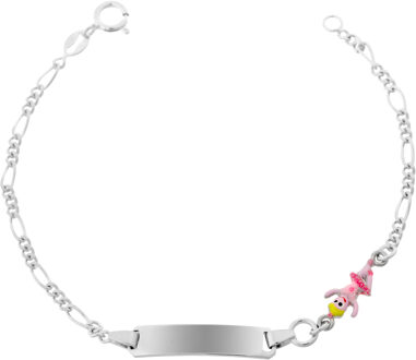 'Oviva' Kinder 925 Sterling Zilveren Set: Armband + Oorbellen - Zilver SET-7137