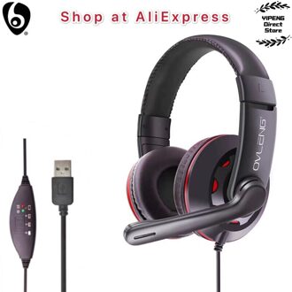 Ovleng Q5 Wired Gaming Headset E-Sport Met Microfoon Stereo Omgeven Hifi Hoofdtelefoon Voor PS4 Pc Laptop Computer Usb gaming rood
