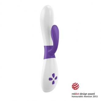 Ovo K2 Rabbit - Vibrator - Paars/Wit - Ø 35 mm