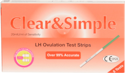 Ovulatie Test Clear & Simple 5 Ovulation Test Strips 5 st