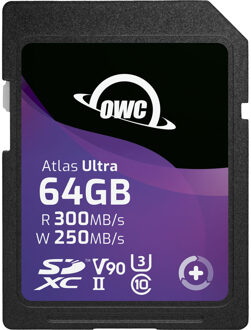 OWC Atlas S Ultra SDXC UHS-II V90 Media Card 64GB