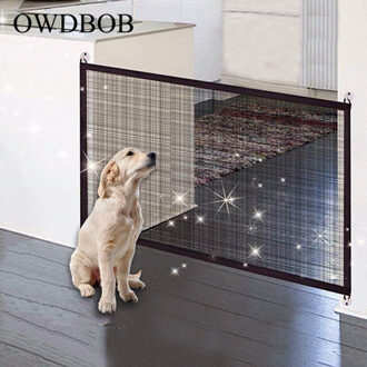 OWDBOB Hond Hekken Magic Gate Vouwen Safe Guard Hond Veiligheid Behuizing Bescherming Magic Gate voor Honden Katten Huisdier Accessoires 180x72cm