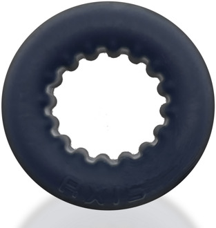 Oxballs Axis - Inner Ribbed Griphold Cockring - Black Ice