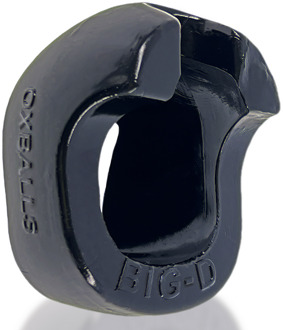 Oxballs Big-D - Bigger Bulge Cockring met Shaft Grippers - Zwart