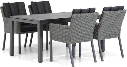 Oxbow/Concept 160 cm dining tuinset 5-delig Grijs-antraciet
