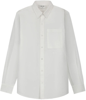 Oxford blouses wit Olaf Hussein , White , Heren - L,M,S,Xs