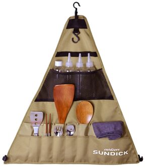 Oxford Doek Draagbare Outdoor Camping Picknick Servies Opbergtas Opknoping Holder Tassen Organizer Camping Tas Draagbare Picknick triangle groot