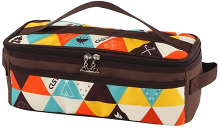 Oxford Doek Outdoor Kookgerei Zak Camping Wandelen Picknick Voedsel Opslag Container Reizen Wassen Toiletartikelen Pouch