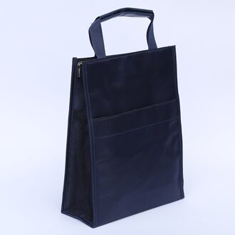 Oxford Doek Rits Handtas Office Data Packet zwart