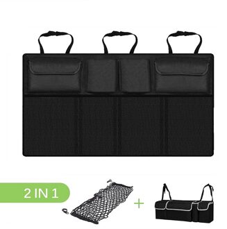 Oxford Kofferbak Terug zak Vouwen Opbergdoos Opbergtas Auto Gereedschap Organizer Universele Grote Capaciteit Verstelbare Achterbank