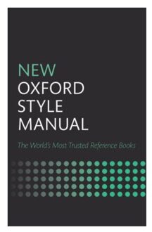 Oxford New Oxford Style Manual