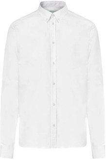 Oxford regular fit button down-overhemd Wit - XL