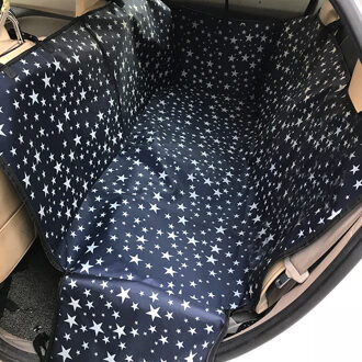 Oxford Voetafdruk Hond Carriers Achter Back Waterdichte Pet Car Seat Cover Matten Hangmat Protector Met Veiligheidsgordel Style6 ster