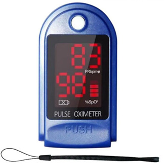 Oximeter Finger Clip Oximeter Finger Pulse Monitor Oxygen Saturation Monitor Heart Rate Meter Without Battery