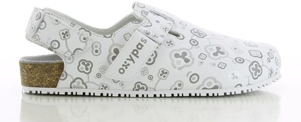 OXYPAS muil met band Bianca | Wit | Maat 35 - 00,154,181,35