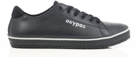 OXYPAS Sneaker leer Clark | Zwart | Maat 41 - 00,154,154,41