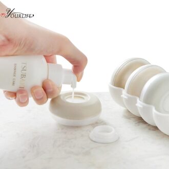 OYOURLIFE 4 stks/set Draagbare Zeepdispenser Outdoor Reizen Cosmetica Verpakking Fles Handdesinfecterend Shampoo Body Wash Dispenser