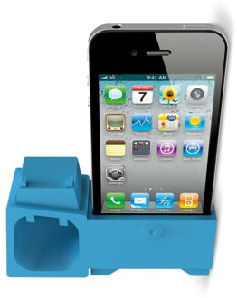 Ozaki, O! Music Zoo Hippo Eco-friendly Speaker voor iPhone 4 / 4s (Blauw)