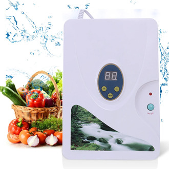 Ozone Generator Vegetable Fruit Meat Disinfection Sterilizer Cleaner Digital Timer Ionizer Ozone Water Purifier Sterilizer 600mg