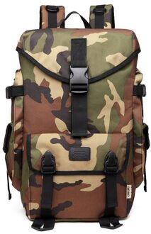 OZUKO Grote Capaciteit Reizen Rugzakken mannen 15.6 Inch Laptop Computer Rugzak Casual School Tassen Rugzak Reizen Bolsa Mochila camouflage