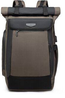 Ozuko Rugzak Unisex Laptop Usb Rugzakken Schooltas Rugzak Anti Diefstal Daypacks Mannelijke Leisure Bag Pack Mochila leger groen