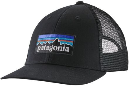 P-6 Logo LoPro Trucker Outdoor Cap 1 Zwart