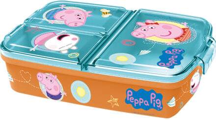 p:os brooddoos Peppa Pig, 3 delen Kleurrijk