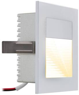 P2170 LED wand inbouwlamp, 3.000 K, zilver