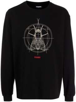 P21W012 Sweatshirt Pleasures , Black , Heren - L
