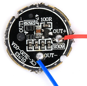 P22 Flashlight Circuit Board 3.6V 3 Modes 20MM Diameter Torch Drive Board for 1W 3W 5W LED