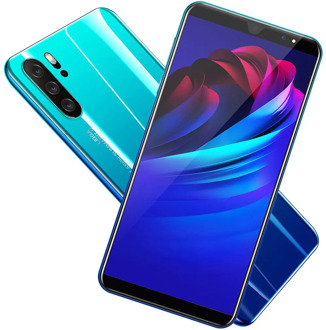 P33 Smart Phone 5 Inch 3G Large Screen Mobile Phone 512Mb Ram High Capacity Real Fingerprint Face Unlock Phones