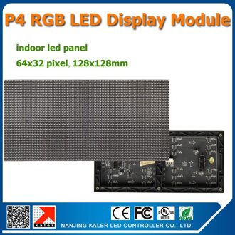P4 led display module 4mm pixel indoor rgb full color led scherm 1/16 scan 256*128mm 64*32 pixel p4 volledige kleur module