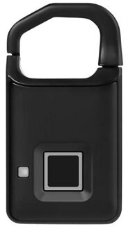 P4 Pure Vingerafdruk Unlock Smart Vingerafdruk Deurslot Veilig Hangslot Usb Opladen Waterdicht Keyless Anti-Diefstal Slot