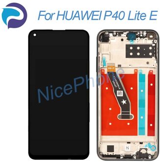 P40 Lite E Lcd Scherm 1520*720 Touch Digitizer Scherm Vergadering Vervanging ART-L28, ART-L29 P40 Lite E Lcd-scherm zwart met kader