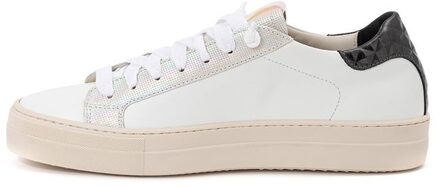 P448 John Lowtop Geperforeerde Sneakers Wit