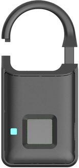 P5 Pure Vingerafdruk Unlock Smart Vingerafdruk Deurslot Veilig Hangslot Usb Opladen Waterdicht Keyless Anti-Diefstal Slot