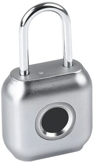 P6 Pure Vingerafdruk Unlock Smart Vingerafdruk Deurslot Veilig Hangslot Usb Opladen Waterdicht Keyless Anti-Diefstal Slot