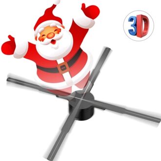 P62 3D Hologram Projector Advertising Display Fan Wall Mounted Player 3D Naked Eye 16GB Memory Card