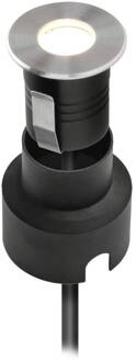 P6721502 LED inbouwlamp 12V rond 3000K roestvrij staal