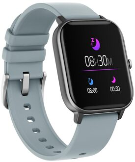 P8 1.4 Inch Smart Horloge Polsbandje Mannen Touch Fitness Tracker Bloeddruk Slaap Hartslagmeter Klok Vrouwen Smart Armband Bourgondië