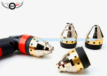 P80 Protective Cover Plasma Torch Cutting Nozzle Protection Sleeve Instead Guide Wheel Ceramic Contact Cutter Protective Cover