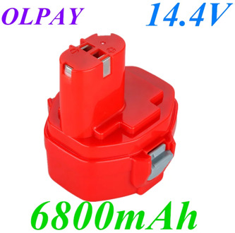 PA14 Power Tools Rechargeable Battery 6.8Ah Ni-CD for Makita 14.4V Cordless Drills screwdriver Battery 1420 1433 1434 1435 6337D