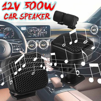 Paar 12V 500W Auto Tweeters Audio Speaker Luidspreker CD MP3 Super Power Universele Auto Luidsprekers Voor IPod