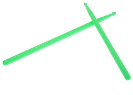Paar 5A Drumsticks Nylon Stick Voor Drum Set Lichtgewicht Professionele Zwart groen