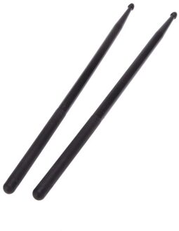 Paar 5A Drumsticks Nylon Stick Voor Drum Set Lichtgewicht Professionele Zwart