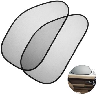 Paar Car Side Window Zonnescherm Auto Mesh Zon Shades Protector Voor Blok Schadelijke Uv-stralen Heldere Zonlicht Warmte