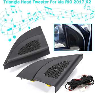 Paar Front Driehoek Hoofd Tweeter Althorn Speaker Trompet Speakers Tweeter Met Draad Voor Hyundai Solaris