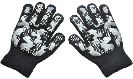 Paar Jongens Magic Rekbaar Camouflage Handschoen Winter Warm Antislip Handschoenen Voor Kinderen Kids Outdoor Zorg Levert