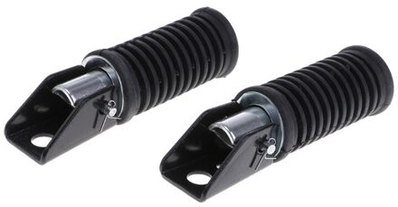 Paar Motorcycle Aluminium Anti-Slip Achter Passenger Voetsteunen Pedaal Voetsteun Voor Suzuki GN125/QJ25/GS125/GT125-5