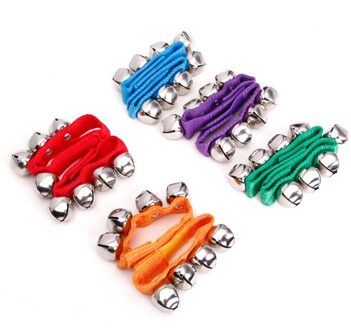 Paar Pols Enkel Bells Jingle Bell Band Armband Kids Vroege Muziek Onderwijs